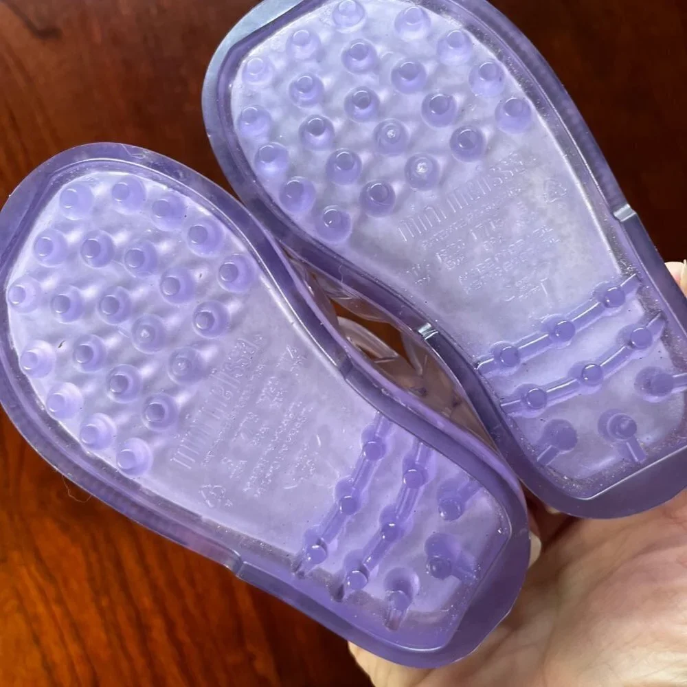 Mini Melissa Possession Unicorn‎ Purple Sandals- Size 5